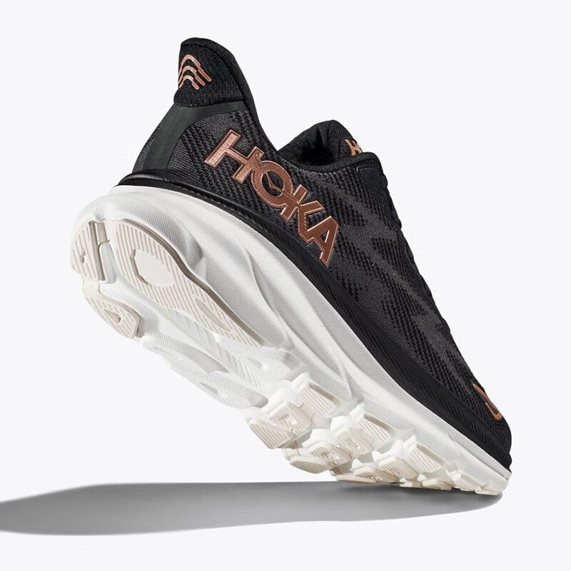HOKA ONE ONE Clifton 9 Black trendy men's and women's running shoes and training shoes