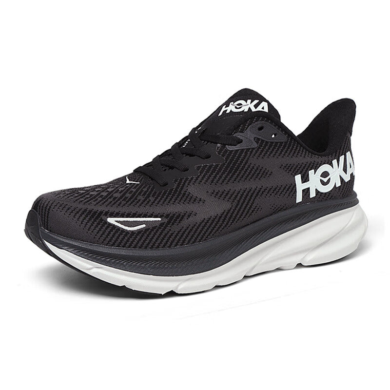 HOKA ONE ONE Clifton 9 Black all-terrain running shoes for men and women training shoes