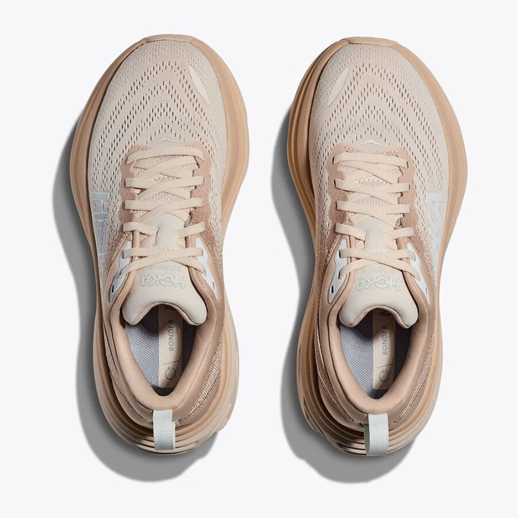 HOKA ONE ONE Bondi 8 Champagne color non-slip men's and women's running shoes training shoes
