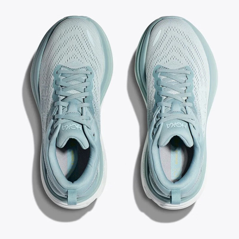 HOKA ONE ONE Bondi 8 Cloud blue all-terrain running shoes for men and women training shoes
