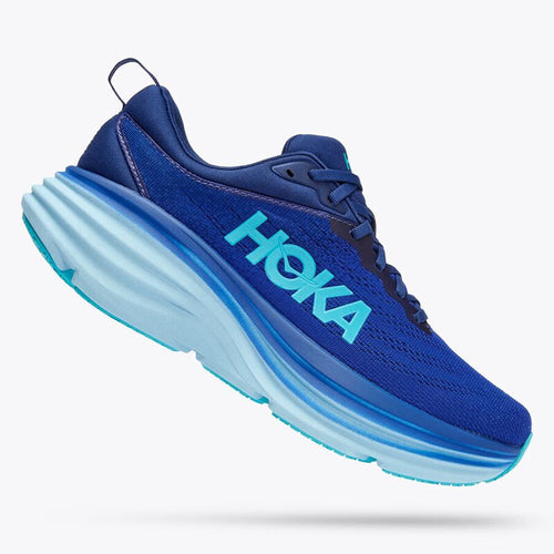 HOKA ONE ONE Bondi 8 Dark blue outdoor men's and women's running shoes training shoes