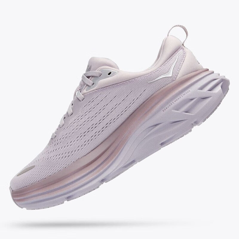 HOKA ONE ONE Bondi 8 Pink trendy men's and women's running shoes and training shoes