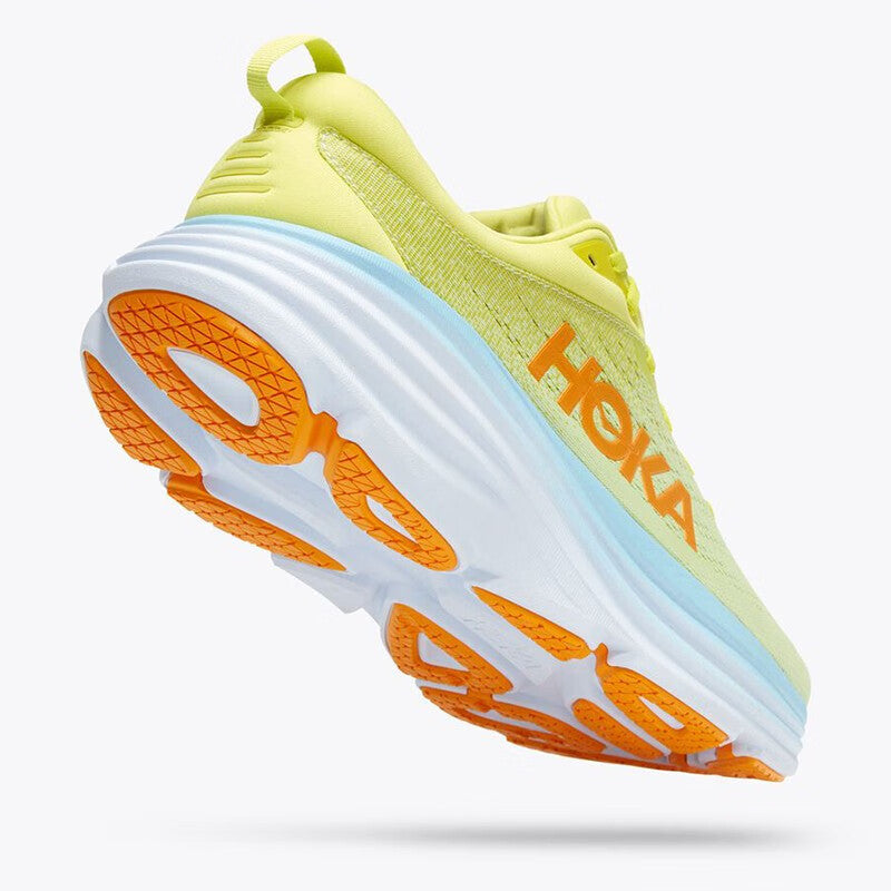 HOKA ONE ONE Bondi 8 turquoise cushioning men's and women's running shoes training shoes