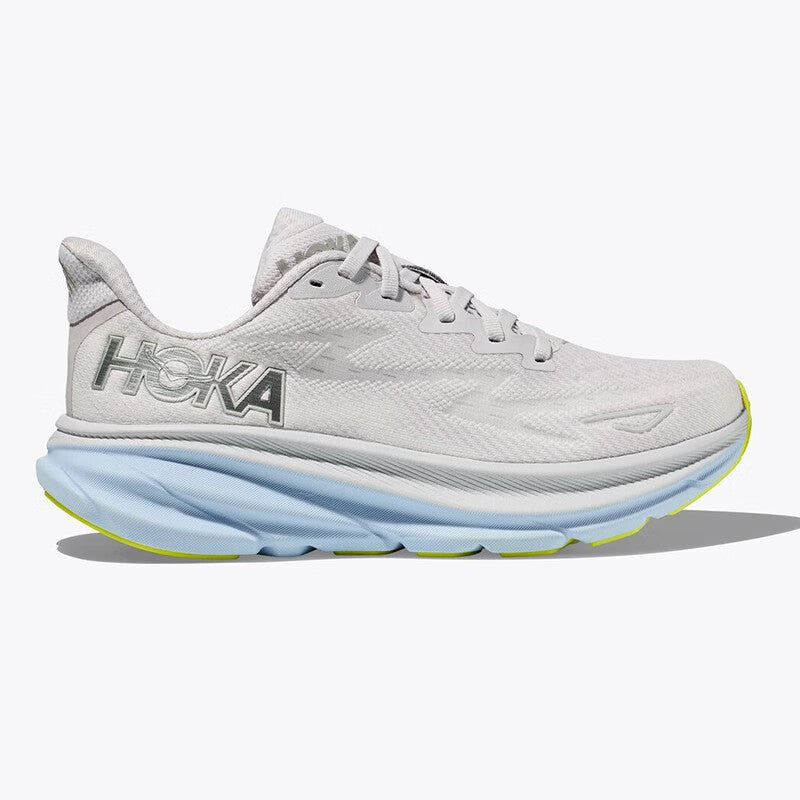 HOKA ONE ONE Clifton 9 Cloud Gray Cushioned Men's and Women's Running Shoes Training Shoes