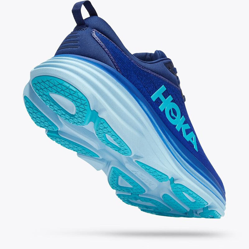 HOKA ONE ONE Bondi 8 Dark blue outdoor men's and women's running shoes training shoes