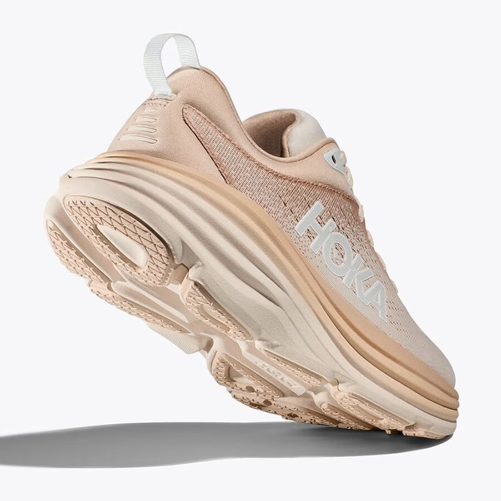 HOKA ONE ONE Bondi 8 Champagne color non-slip men's and women's running shoes training shoes