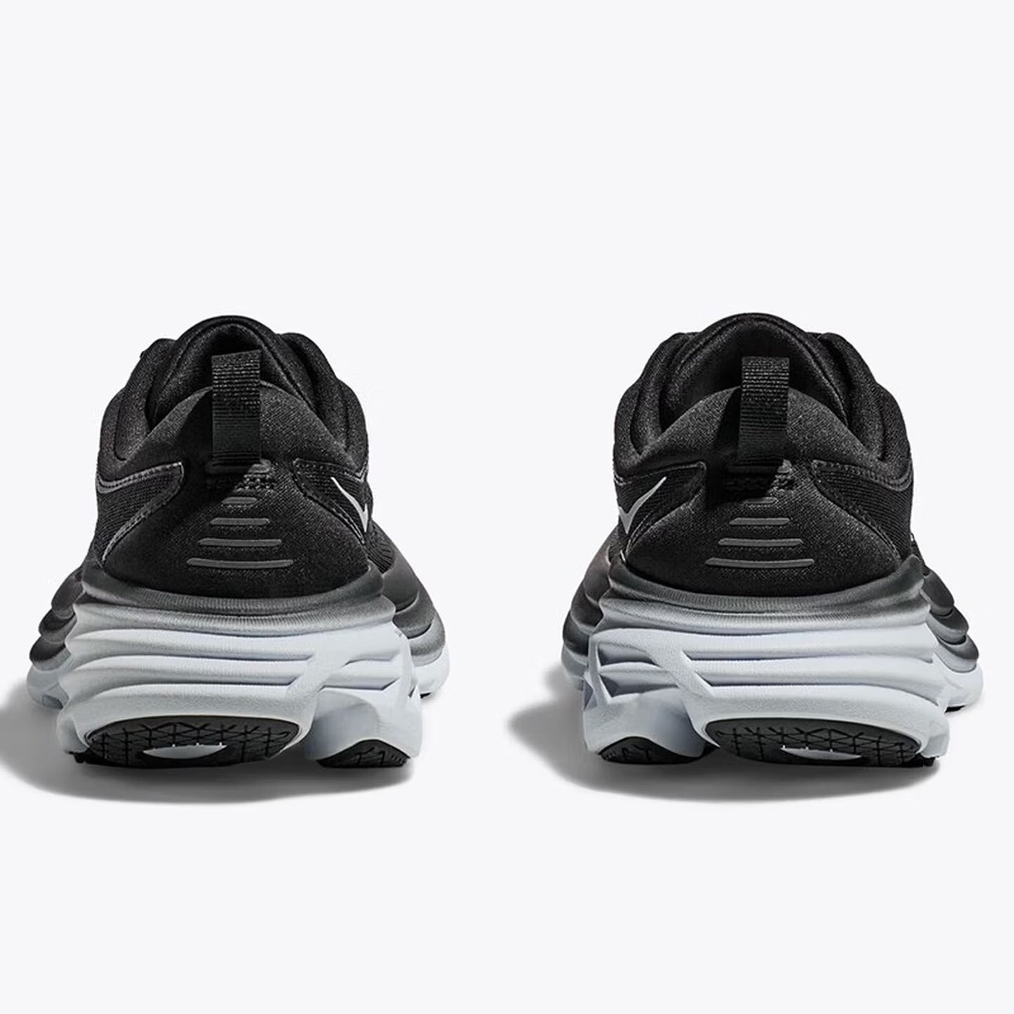 HOKA ONE ONE Bondi 8 Black-white outdoor men's and women's running shoes training shoes