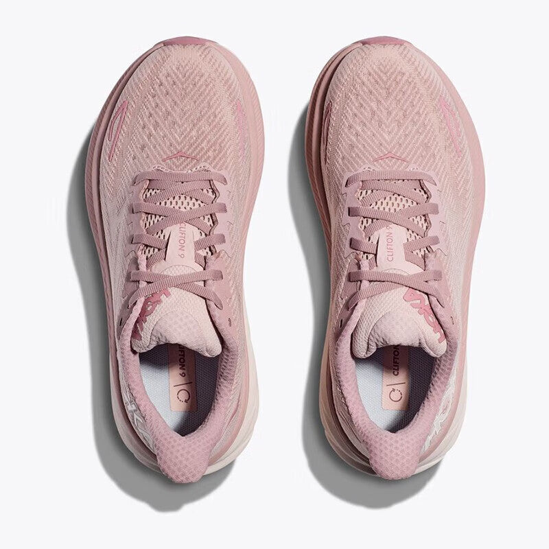 HOKA ONE ONE Clifton 9 Pink outdoor men's and women's running shoes training shoes