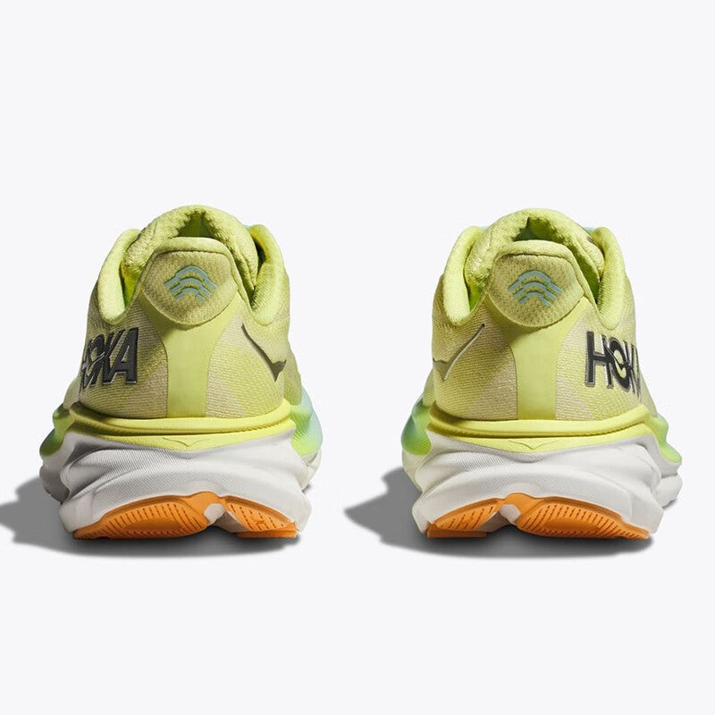 HOKA ONE ONE Clifton 9 Yellow cushioning men's and women's running shoes training shoes