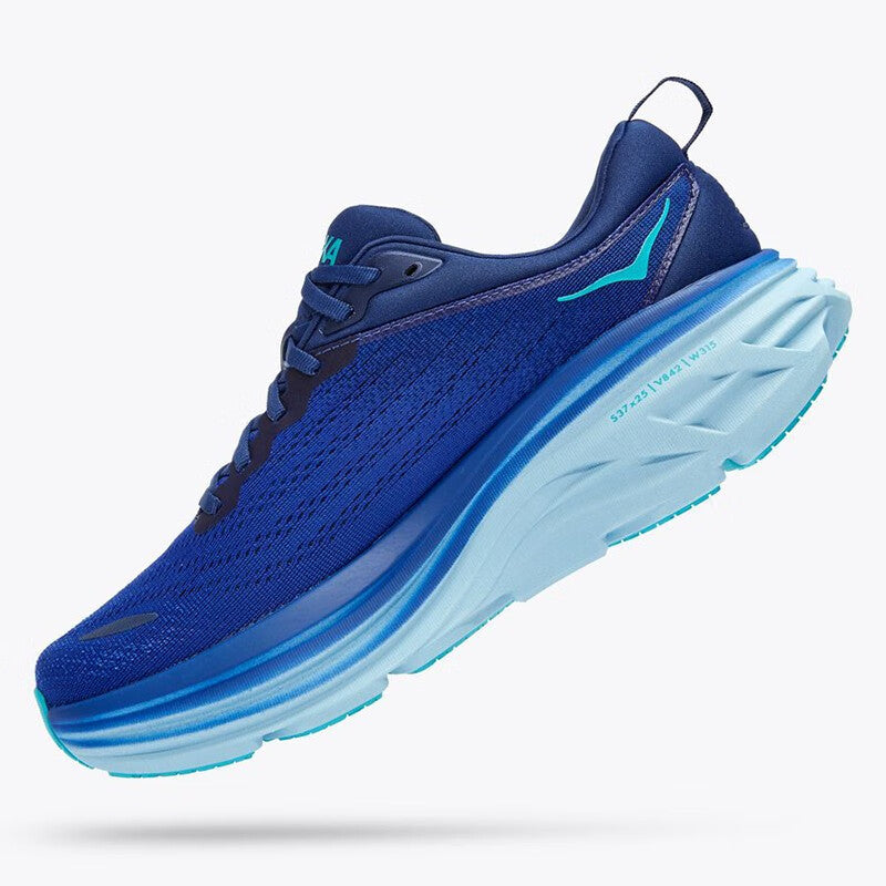 HOKA ONE ONE Bondi 8 Dark blue outdoor men's and women's running shoes training shoes