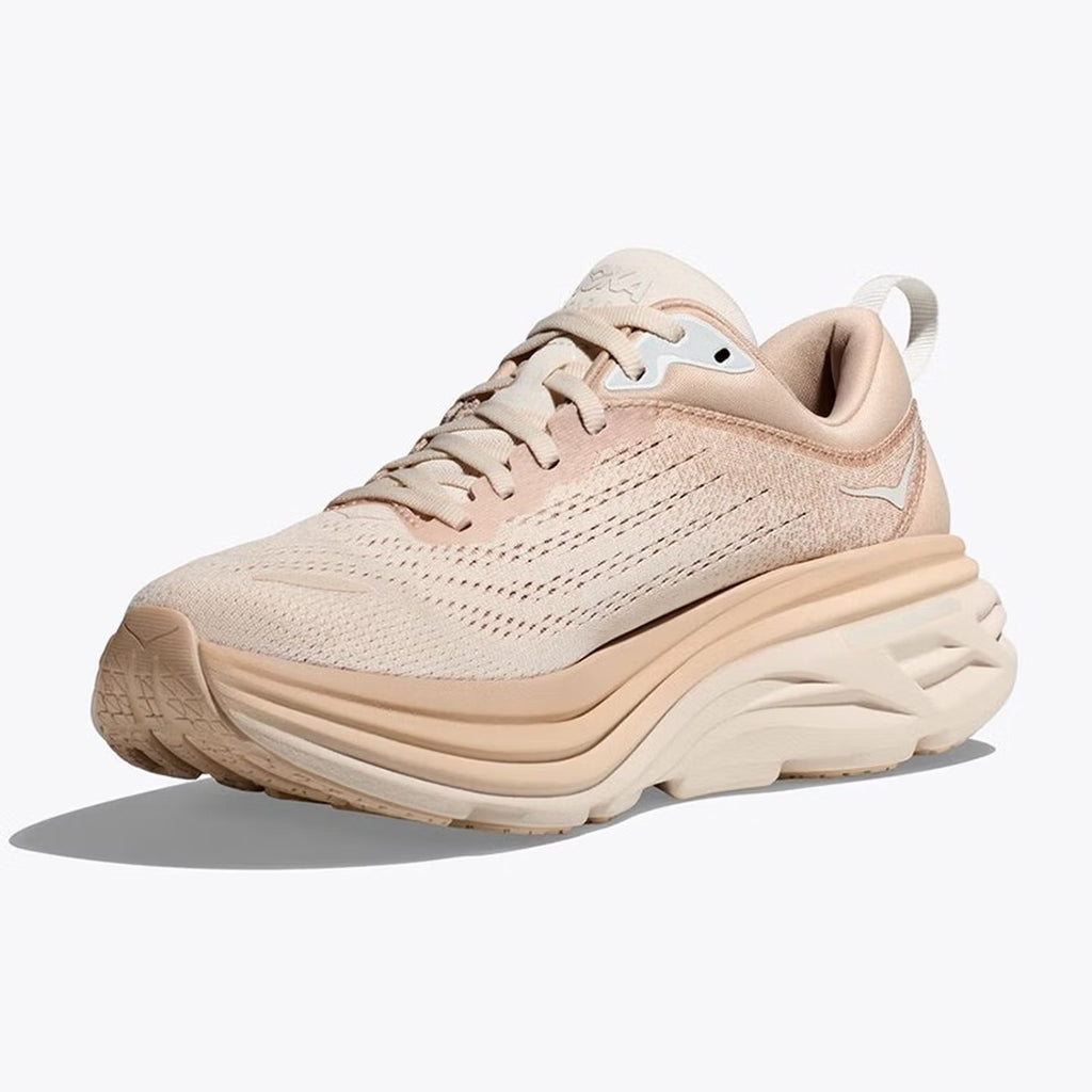 HOKA ONE ONE Bondi 8 Champagne color non-slip men's and women's running shoes training shoes