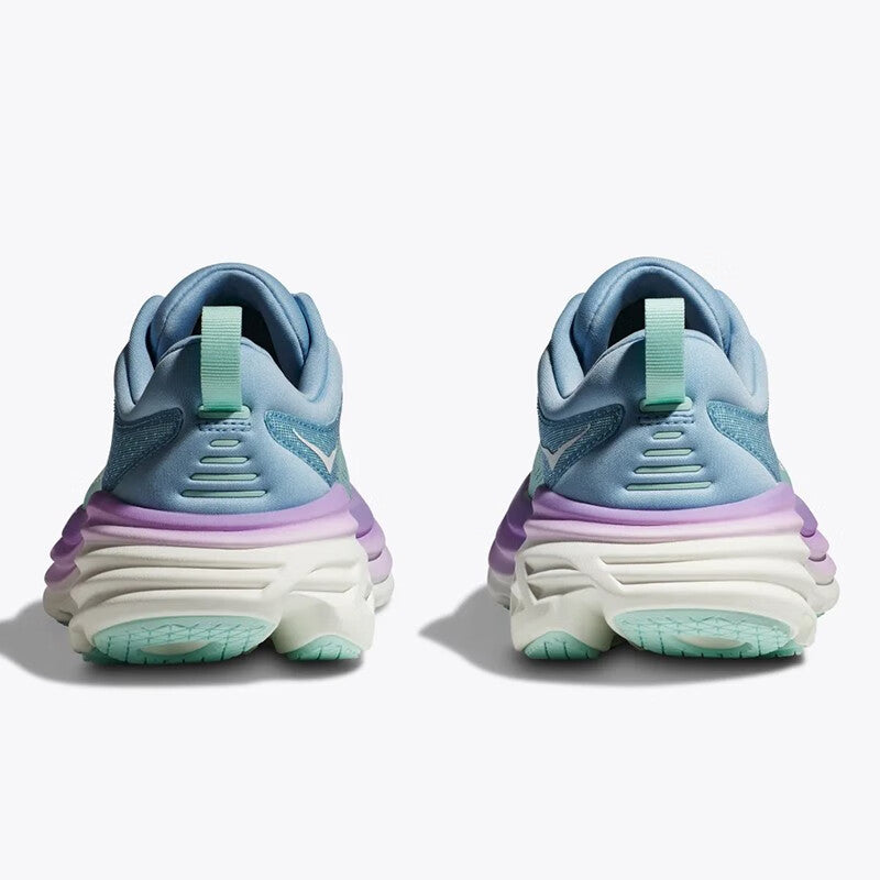HOKA ONE ONE Bondi 8 Green-Purple Cushioned Men's and Women's Running Shoes and Training Shoes