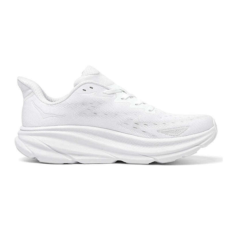 HOKA ONE ONE Clifton 9 Pure white outdoor men's and women's running shoes and training shoes